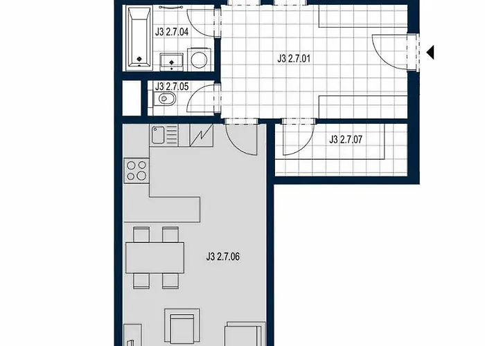 Apartament Spacious 2br With Balcony In - Comfort & Style